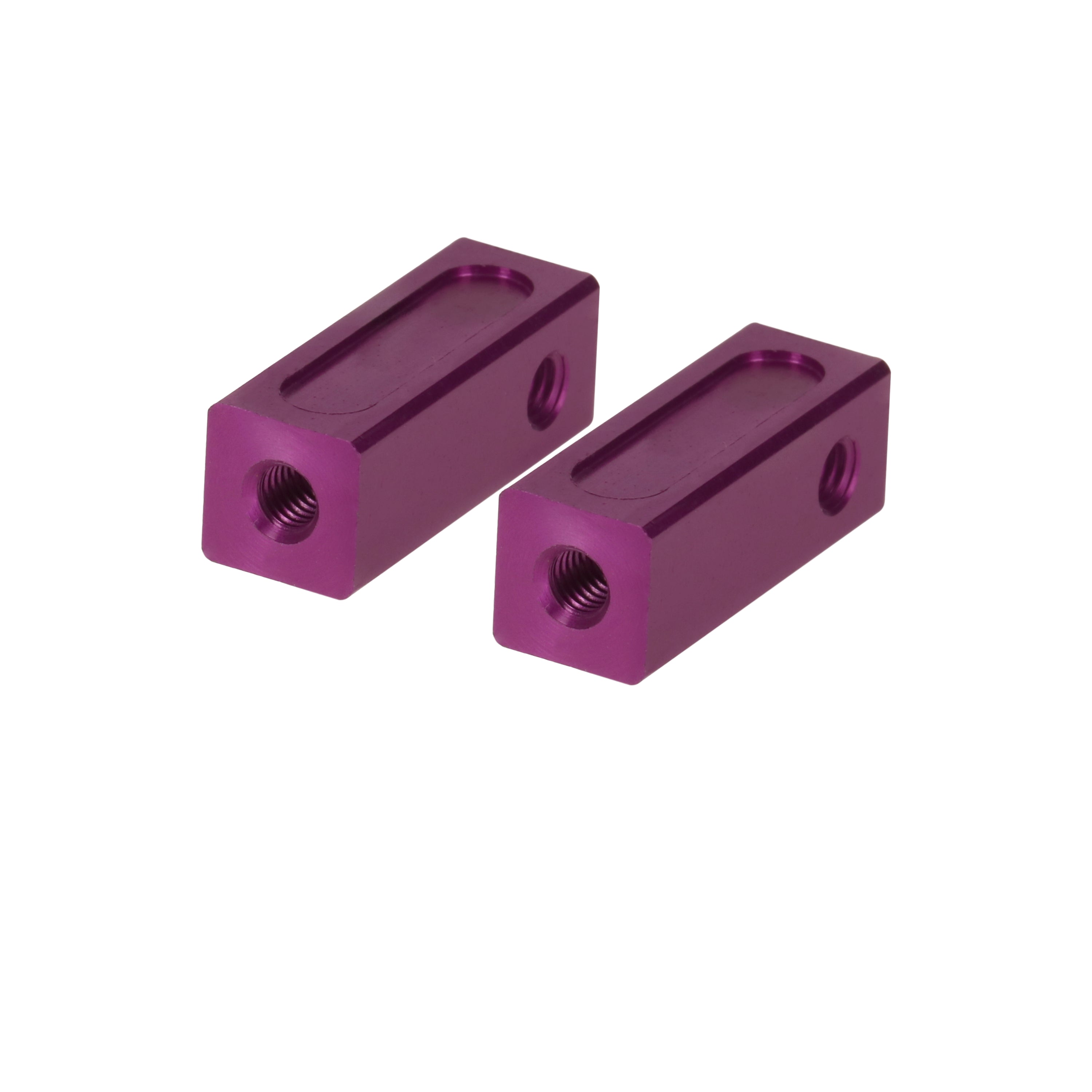 Purple Aluminium Servo Stays replacement for Tamiya 53596 (Short)